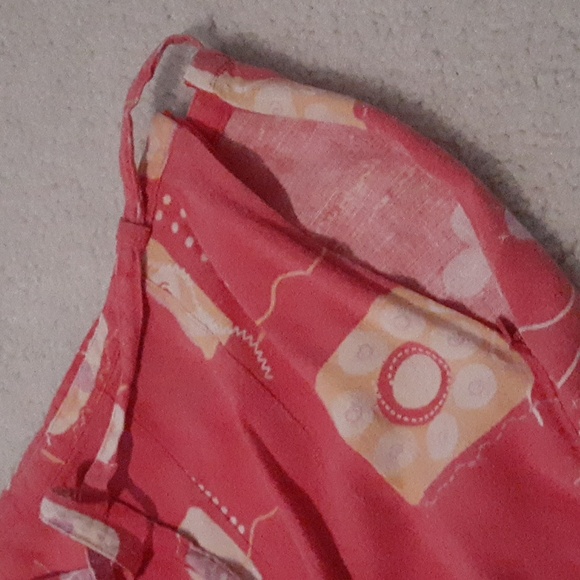 🌹  Karen Scott Sport skirt. Size medium. Pink, yellow and purple. - Picture 2 of 7